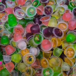 Exp 2027 1 Kg Jelly Inaco 1 kilo isi 66 Mix Rasa Buah Camilan Anak Jajan Lebaran Nata De coco Jeli Jajanan