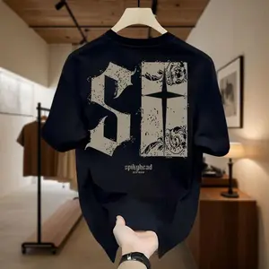 Kaos Pria Tanpa Lengan Gym Fitness Casual Streetwear Oversize