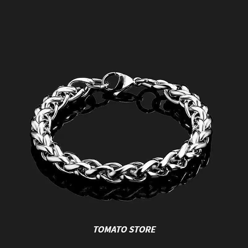 Dark Cuban Bracelet Men's Hip-hop Fashion Cool Personality Versatile Bracelet