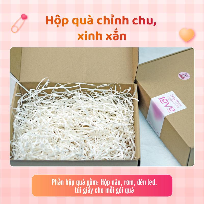 Combo quà tặng gấu dâu phụ kiện, set quà tặng đáng yêu dễ thương Loopy, Hello Kitty, Kuromi nhân dịp sinh nhật, ngày lễ Yeli 7