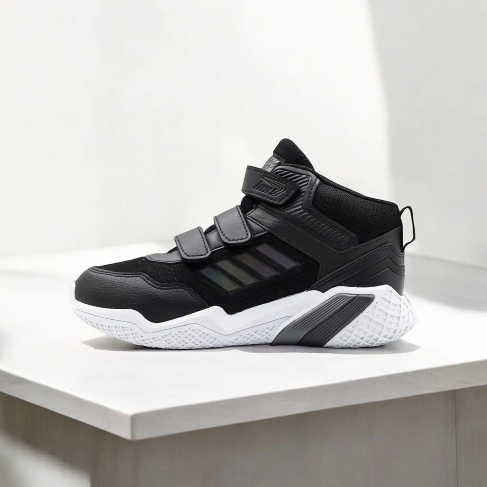 Pro Att GLT V3 Sepatu Sekolah Anak Laki Laki Fashion Round Toe Warna Hitam