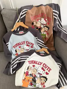 MENESTYS - Ola T-Shirt Atasan Wanita Simple Outfit Bahan Cotton