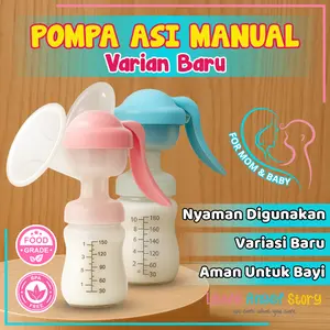 Pompa ASI Manual Breast Pump Botol Dot Susu Bayi BPA FREE Murah Impor COD