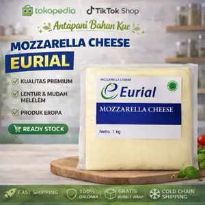 Keju Mozarella Eurial 1kg Repack Termurah