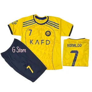 Setelan baju bola anak ronaldo termurah set sepak bola musim terbaru kaos futsal terlengkap berkualitas cepat kering nyaman