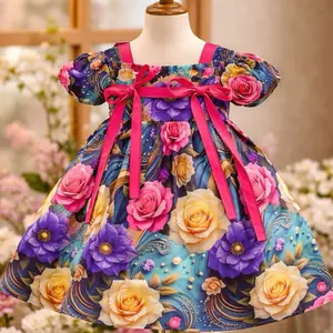 SORAYA DRESS-Dress anak bahan rayon premium untuk anak usia 1-8 tahun