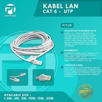 Gambar Kabel Lan Cat 6, UTP ORIGINAL" ProffTech. 3 Meter. Qualitas terjamin Gold Metal dari ProffTech Indonesia Kota Administrasi Jakarta Pusat 1 Tokopedia