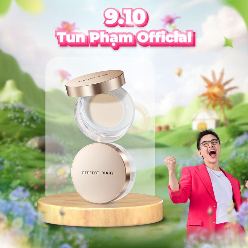 【Tun Pham x PERFECT DIARY Phấn Phủ Kiềm Dầu Perfect Diary chống thấm nước kiểm soát dầu nhiều màu tùy chọn 7g