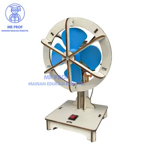 Mr.PROF Mainan Edukasi Science Robot Kipas Angin rakit Sendiri untuk Anak laki laki cerdas Kreatif cocok untuk tk,sd,smp usia 4 5 6 7 8 9 10 11 12 13 14 15 tahun Toys Hadiah mainan  kreatif main edu kasi educational toy kids mainan  fisika