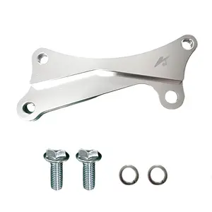 Braket Kaliper CNC Full Set Honda 260mm - Dudukan Disc Rem Depan/Belakang untuk Beat, Vario, Scoopy, Genio, Spacy 110/125/150/160