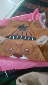 Product Review of Nyukids - Overall SET Glasses Bear 5bulan - 18bulan / One Set Setelan / Baju Bayi Cowok/ Bahan Adem dan Nyaman from R**n 0
