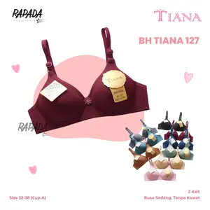 BH TIANA 127 POLOS SIZE 32-38 TANPA KAWAT KAIT 2 CUP A BUSA SEDANG Wanita