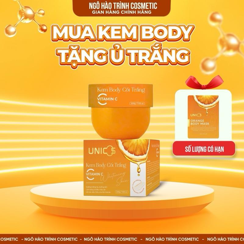  KEM BODY CỐT TRẮNG VITAMIN C TẶNG Ủ TRẮNG CAM TƯƠI  kích trắng mạnh   Làm Đẹp Da - Dưỡng Da Body 
