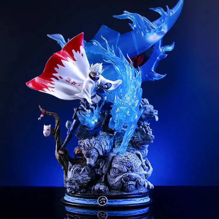 Patung Anime Naruto Shippuden, model Susanoo Sasuke kakashi, figura aksi Itachi, patung koleksi, mainan Madara Figma