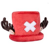 Gambar One Piece Topi Plush Chopper - Merah dari Mishana Shop Kab. Tangerang 3 Tokopedia