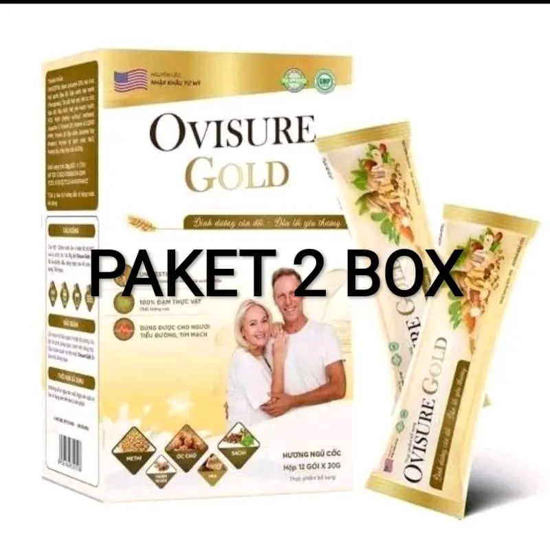 Susu Ovisure Gold Original Paket Hemat 2 Box Untuk Nyeri Sendi 0