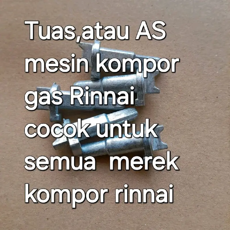 Tuas Atau As Knop Mesin Kompor Gas Rinnai -untuk semua mesin Atau semua tipe kompor gas Rinnai  Model Terbaru 1