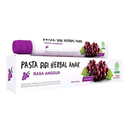 Pasta Gigi Herbal Anak Rasa Anggur Hni Hpai