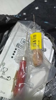Product Review of Jarum Jahit Penebuk Kulit / Wooden Awl to Sew and Make Holes On Leather from a**5 0
