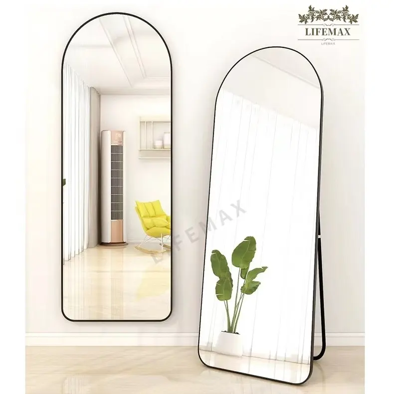 [SG seller] full length mirror standing mirror floor mirror bedroom wall hanging light luxury fitting mirror Glass
