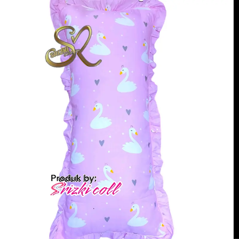 bantal cinta jumbo + sarung  Katun Rumbai uk 50 x 100 cm  empuk nyaman dan tebal FULL SILIKON HCS standar HOTEL Bed 8