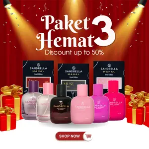 [SPECIAL SANDRELLA WANGI SEPANJANG HARI] Paket Bunling 3IN1 Wangi Mahal & Ceria Walaupun Berkeringat.