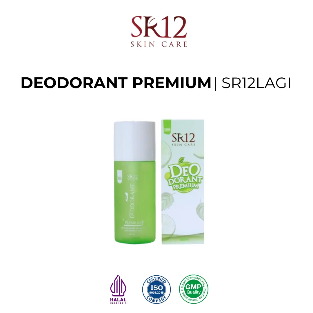 Deodorant Premium SR12 Membantu Mengatasi Bau Badan dan Mencerahkan Ketiak