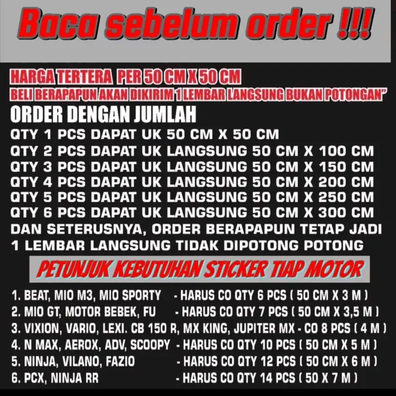 SKOTLET MOTOR SKY BLUE CANDY / BIRU RELAXA LEBAR 45 CM 2