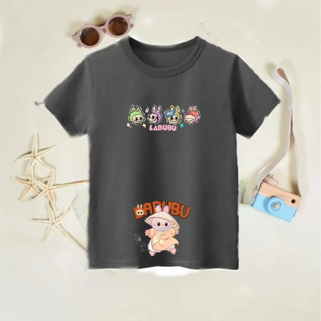 samtreemely kaos anak-anak atasan anak perempuan baju anak umur 1-10 tahun kaos bahan premium
