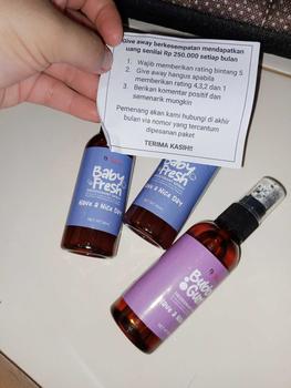 Product Review of [PROMO] BELI 2 GRATIS 1 DEODORANT NATURAL SPRAY TAWAS MENGURANGI BAU BADAN COD - deodorant spray deodorant Ketiak from R**🐣 0
