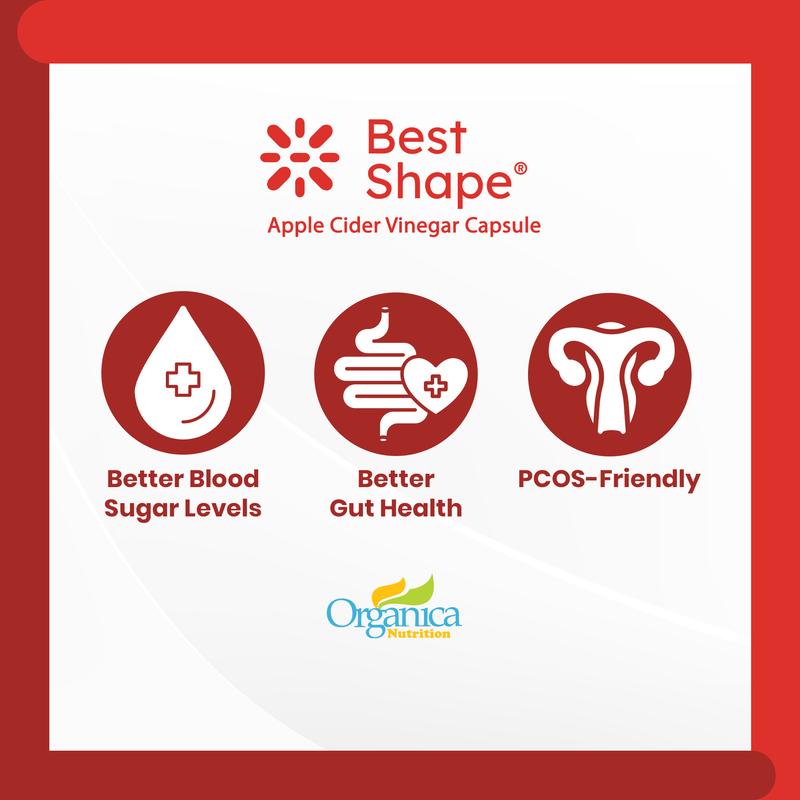 BestShape Apple Cider Capsules Supplements (10 Capsules)