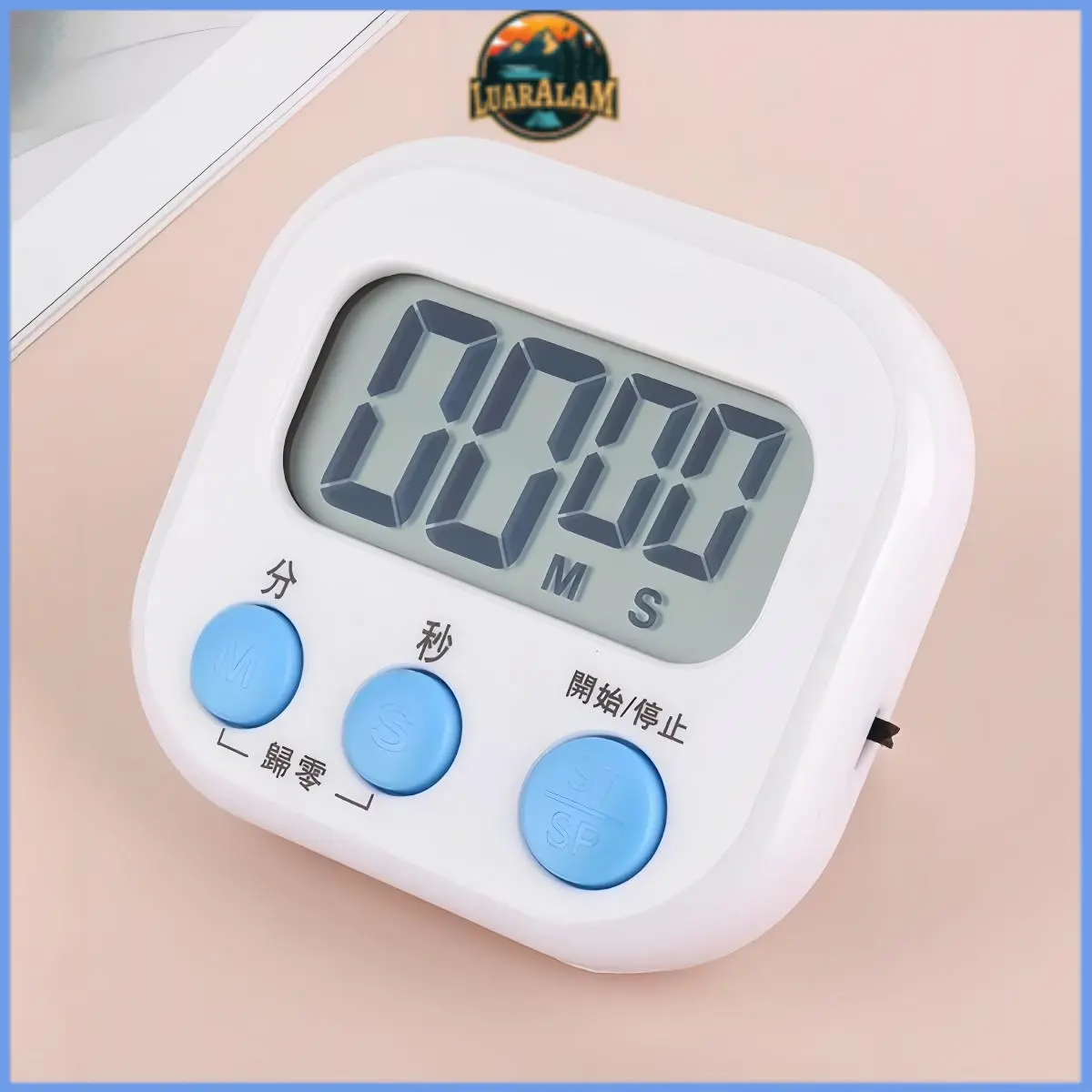 【Leooel】Pengatur Waktu Masak Stopwatch Alarm Dapur Timer Masak Digital Alarm Dapur Masak Clock Stopwatch Kitchen Digital Kichen Timer BermagnetClick to Copy