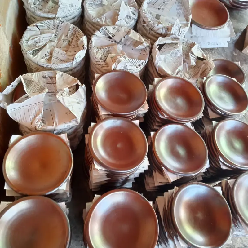 Cobek Tanah Liat Piring Cobek ukuran diameter 18cm 0