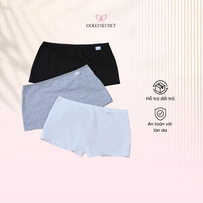  Quần lót nữ BOXER DOLLY SECRET cotton thoáng mát DS08 Women 