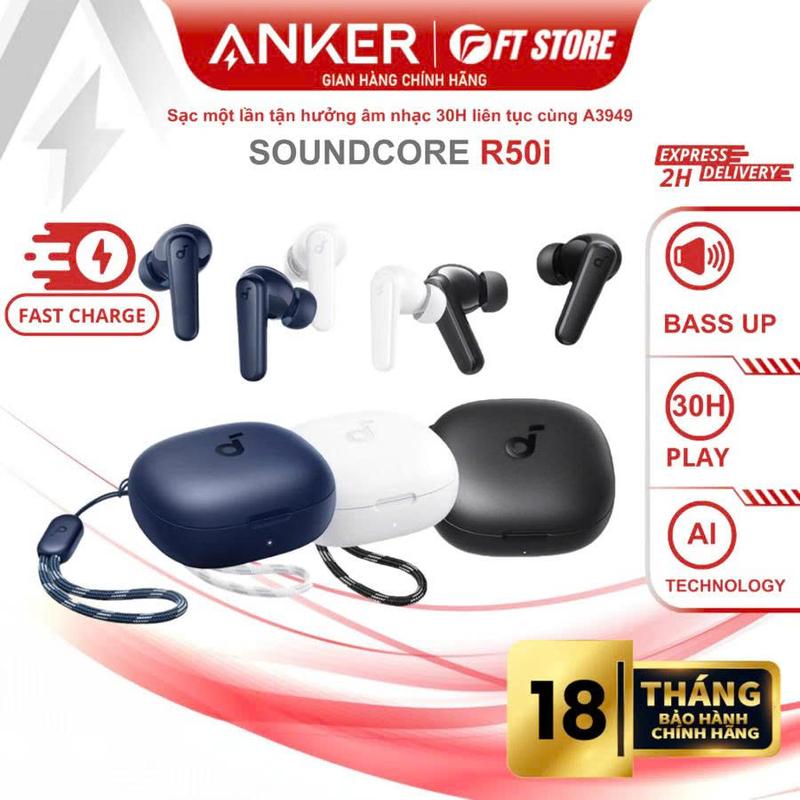 Tai Nghe Bluetooth Anker R50i - Chống Nước IPX5 | True Wireless Earbuds…