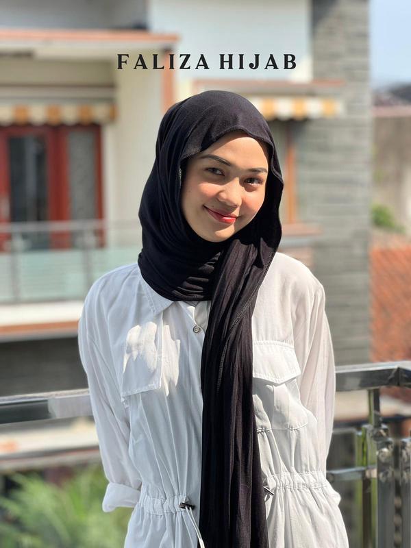 FALIZA Hijab Pashmina Kaos Rayon Premium 1