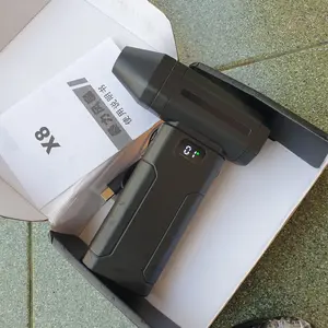 Mini Turbo Jet Fan 130000 RPM Portable Electric Air Duster Cordless dengan LED Lampu untuk Pembersihan Rumah Kantor dan Mobil