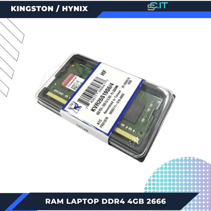 Kingston / Hynix RAM Laptop DDR4 4GB 2666MHz SODIMM Baru Garansi Lifetime untuk PC 21300