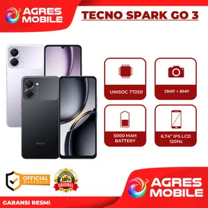 [ LIVE EXTRA ] TECNO SPARK GO 3 ( 4GB/128GB ) GARANSI RESMI