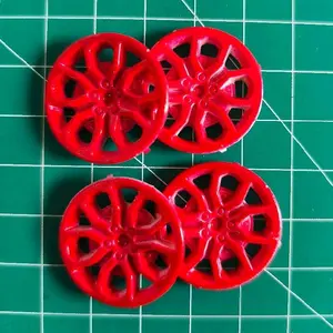 WHELLS DOP/ Pelek bawaan Mainan Mobil RKC (sudah dapat satu pasang)