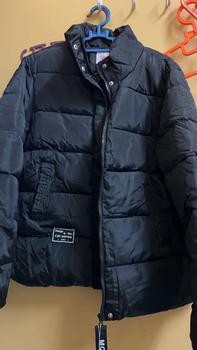Product Review of Jaket & Kot Musim Sejuk, untuk Wanita, Tebal, Kot Berpad Terma, Gaya Korea, Longgar, Jaket Pendek from M**n 1