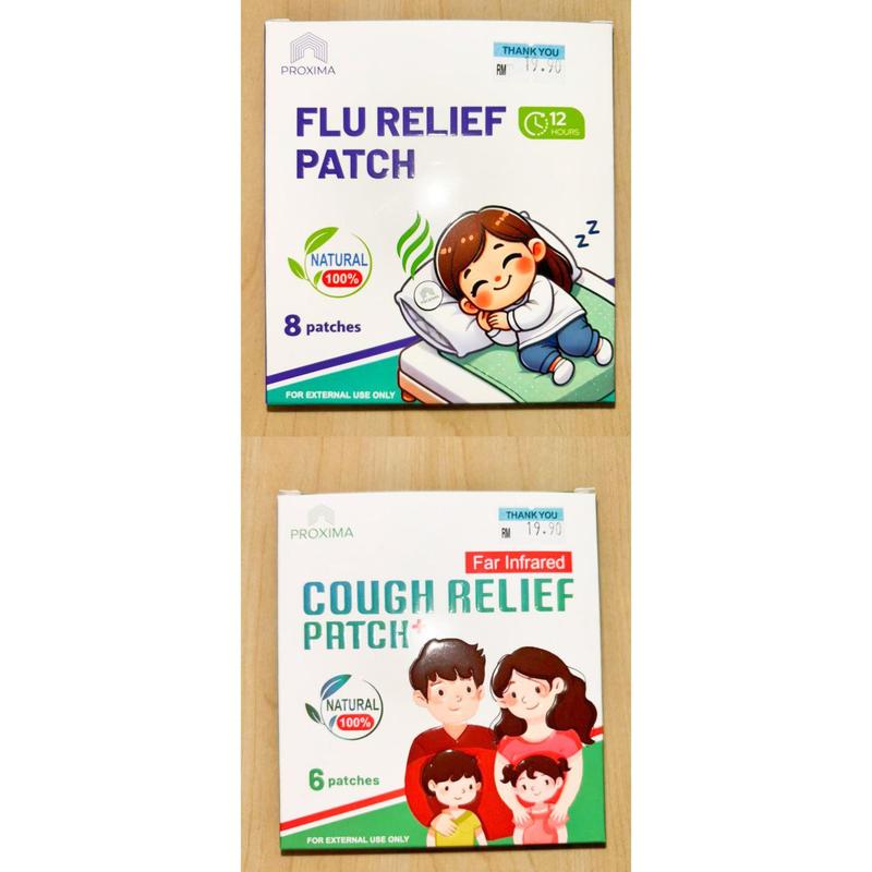 《PROXIMA》1) Pelekat Wap Selesema Vapour Flu Relief Medical Patch (8 ...