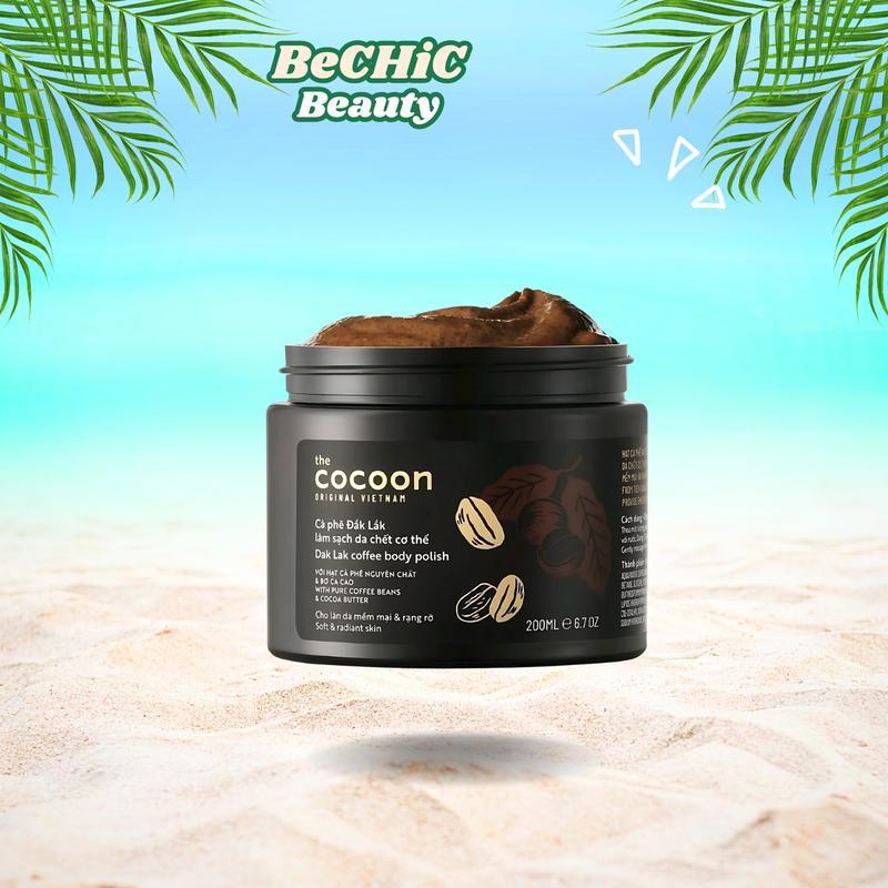 Tẩy tế bào chết body Cocoon tẩy da chết cơ thể cà phê Đắk Lắk cho làn da mềm mại và rạng rỡ