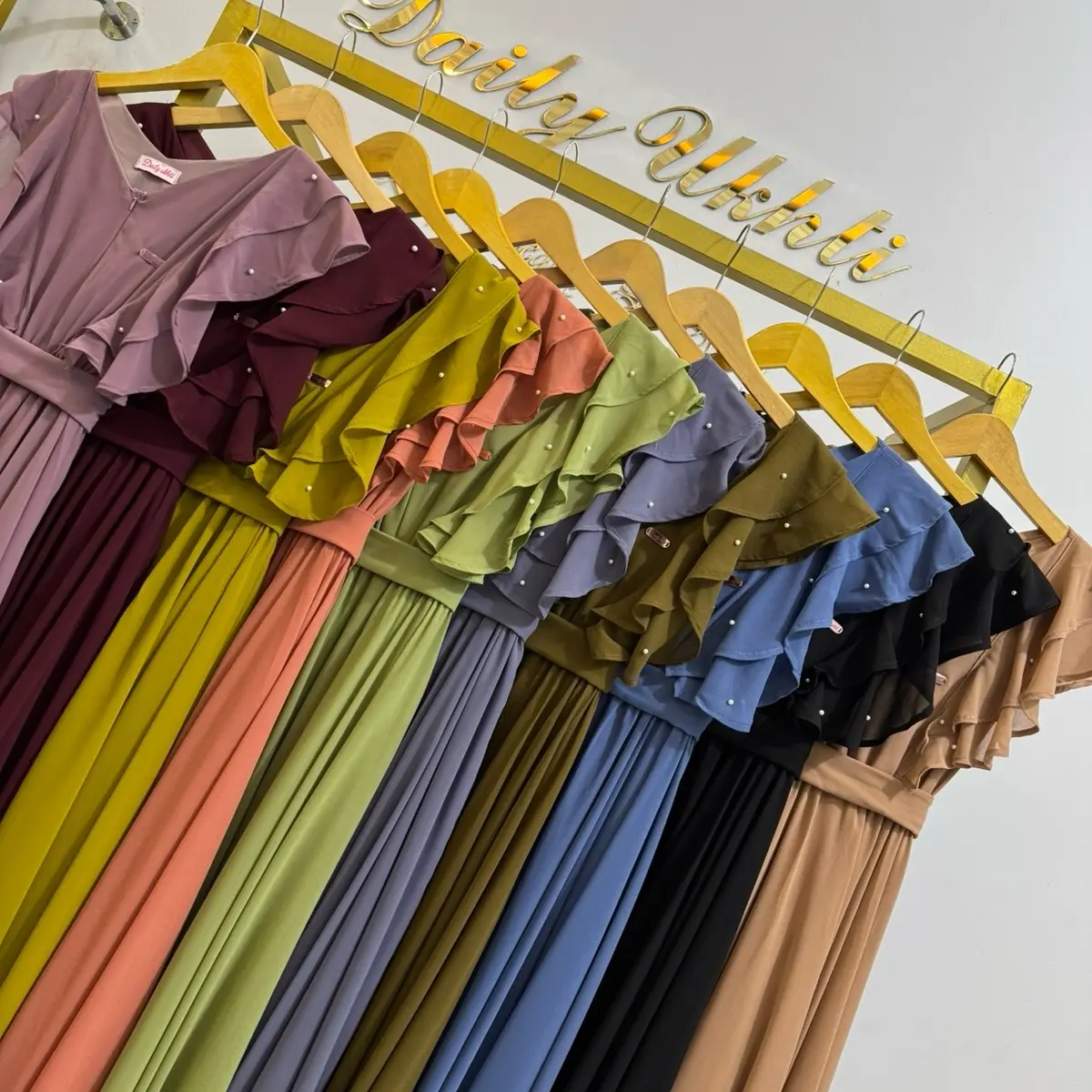 Hanna dress polos by daily ukhti boutique