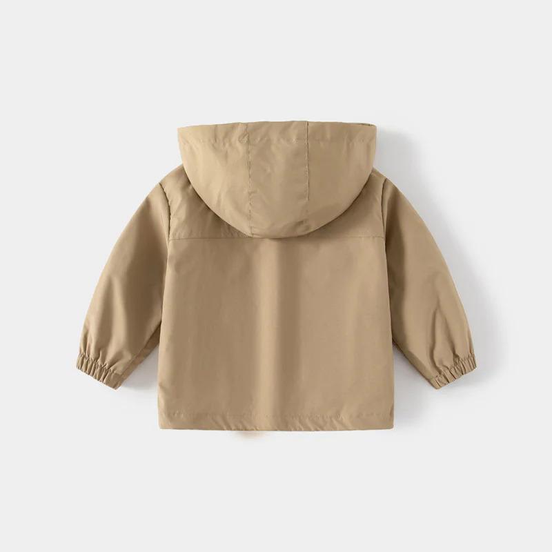 Product Introduction of Spring Kids Trench Coats Autumn Baby Boys Girls Outerwear Casual Windbreaker Jackets Children Bomber Hooded Clothing 2-6 Years 19