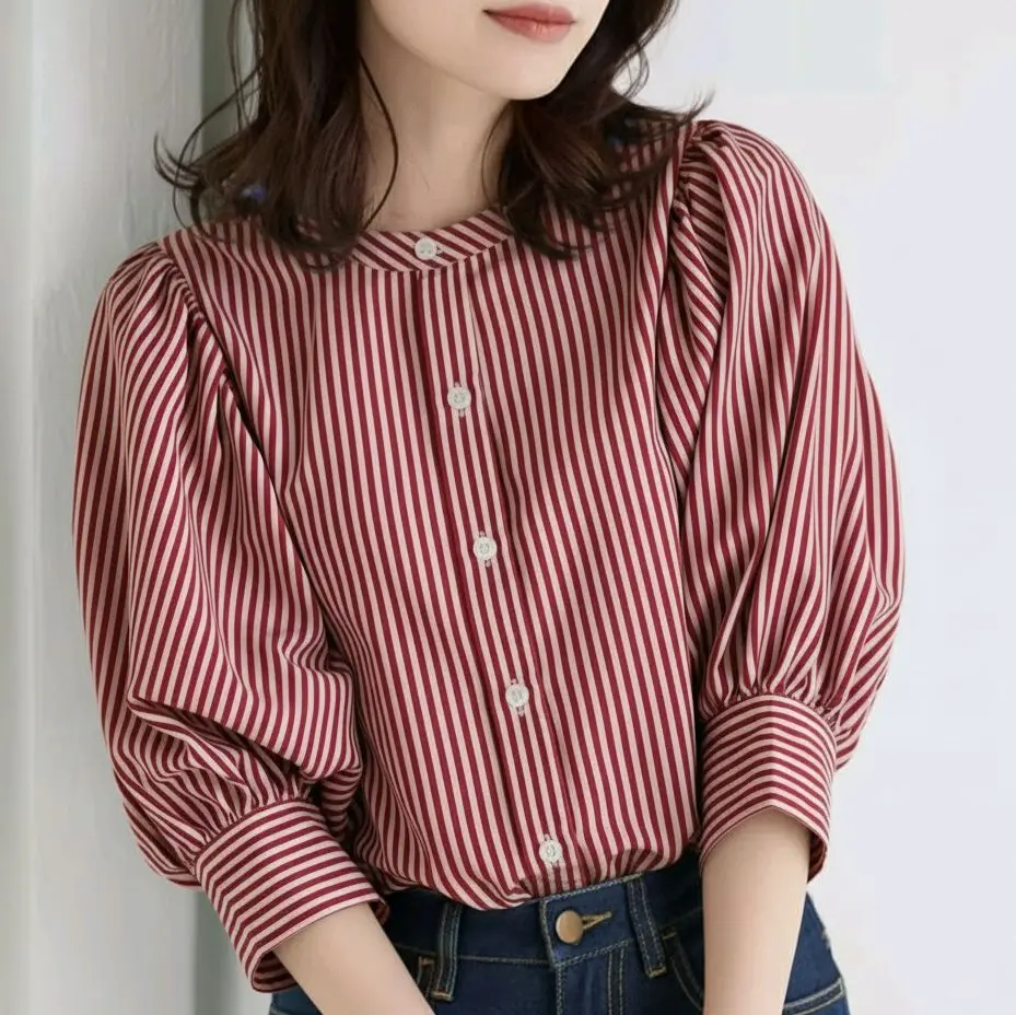 PUFFY SALUR MAROON