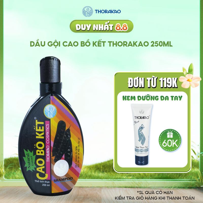 Dầu Gội Thorakao Cao Bồ Kết Giảm Rụng Tóc Sạch Gàu 250ML