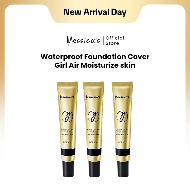 FYC [Earthly Allure] Yessica's Waterproof Foundation Cover Girl Air  Moisturize Skin Shade 02