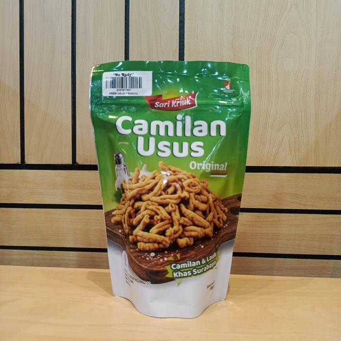 Gambar Sari Kriuk Camilan Usus - Keripik Usus Rasa Original & Pedas 100g - Original dari Pusat Oleh Oleh Bu Rudy Kota Surabaya 5 Tokopedia