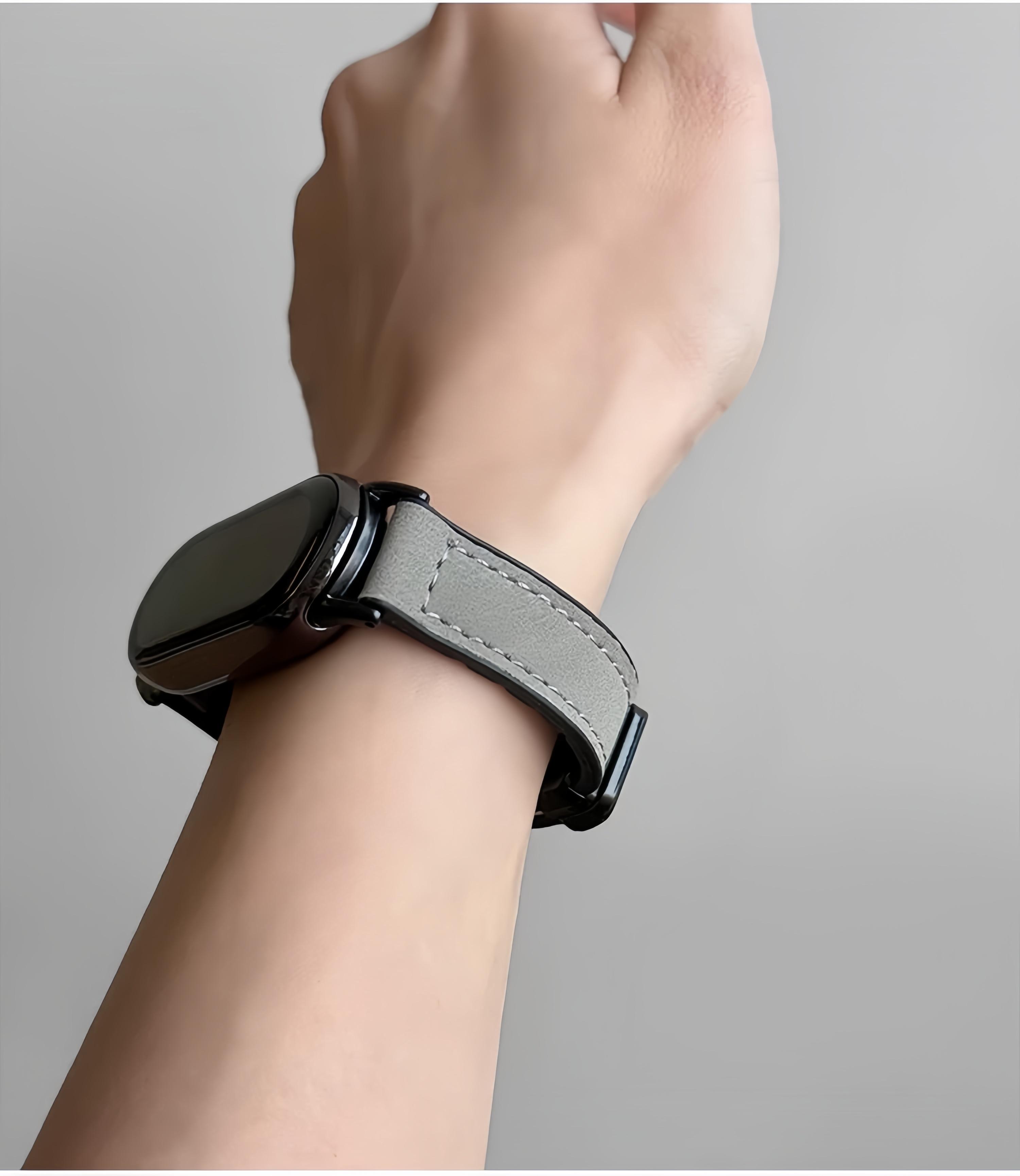 （Tidak termasuk jam）Strap untuk For Xiaomi Smart Band 8/9/10 for Miband 10/9/8 Tali Jam Tangan Kulit dengan Magnet, Anti Air, Fashionable, Berbagai Warna, Cocok untuk Olahraga dan Bisnis